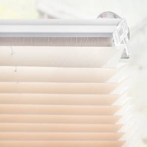 Dachfenster Plissee Haftfix Polyester - Ecru - 36 x 60 cm