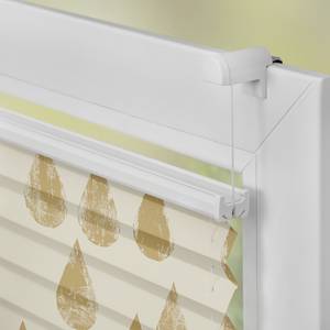 Store plissé sans perçage Golden Drops Polyester - Doré - 45 x 130 cm