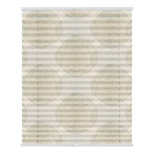 Store plissé sans perçage Stripy India Polyester - Beige - 45 x 130 cm