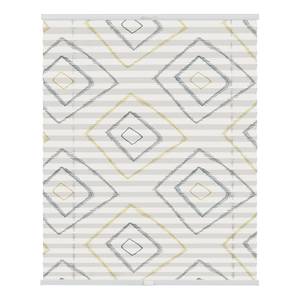 Store plissé sans perçage Boho Rectangle Polyester - Beige - 45 x 130 cm