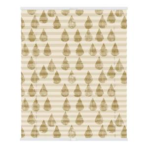 Plissee Klemmfix Golden Drops Polyester - Gold - 60 x 130 cm