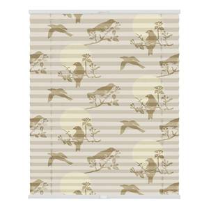 Plissee Klemmfix Moon Birds Polyester - Beige - 70 x 130 cm