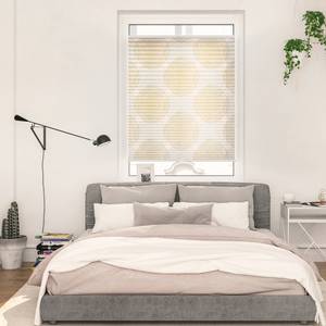 Store plissé sans perçage Stripy India Polyester - Beige - 70 x 130 cm