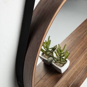 Wandspiegel Belden spiegelglas/multiplex - walnotenhout