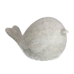 Decoratie Vogel Wynne polyresin - grijs - Hoogte: 21 cm