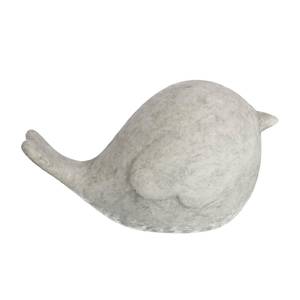 Oggetto decorativo Uccello Wynne Ceramica - Grigio - Altezza: 21 cm