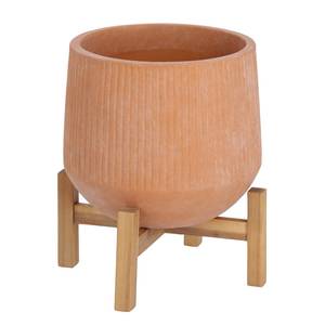 Pflanzkübel Daffodil Terracotta / Acacia - Kupfer