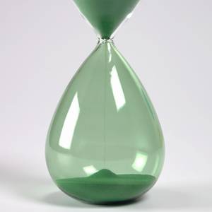 Zandloper Breshna gekleurd glas - groen