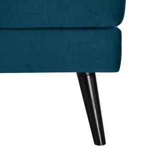 Gestoffeerde hocker Boddin geweven stof - Velours Criada: Donkerblauw