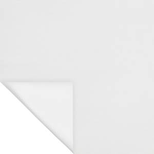 Klemfix-rolgordijn Clanes polyester - Wit - 80 x 150 cm
