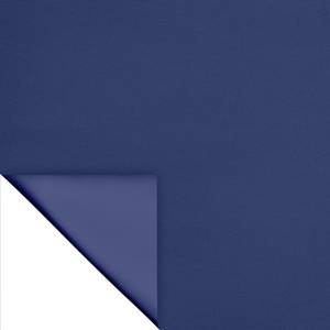 Klemfix-rolgordijn Clanes polyester - Blauw - 120 x 150 cm