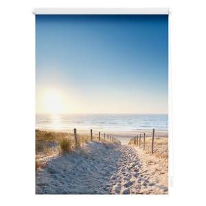 Klemfix-rolgordijn Oostzeestrand polyester - blauw - 60 x 150 cm