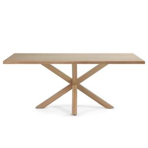 Table Karmi II Imitation chêne - Largeur : 200 cm - Chêne clair