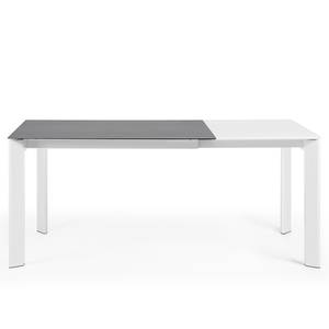 Table Retie I (Extensible) - Gris foncé - Largeur : 120 cm - Blanc