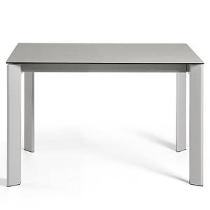 Eettafel Retie I (met uitschuiffunctie) - Rookgrijs - Breedte: 120 cm - Heldergrijs