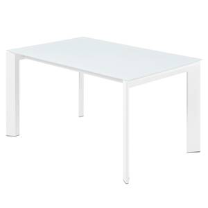 Tavolo da pranzo Retie II (allungabile) - Bianco - Larghezza: 140 cm