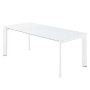 Eettafel Retie II (met uitschuiffunctie) - Wit - Breedte: 140 cm