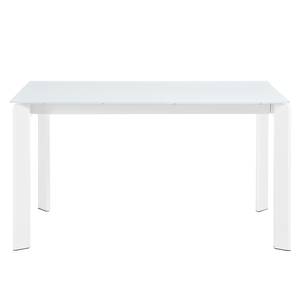 Eettafel Retie II (met uitschuiffunctie) - Wit - Breedte: 140 cm