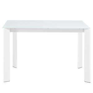 Eettafel Retie II (met uitschuiffunctie) - Wit - Breedte: 120 cm