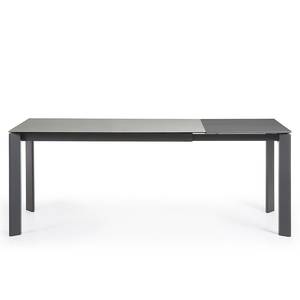 Table Retie I (Extensible) - Gris fumé - Largeur : 140 cm - Anthracite