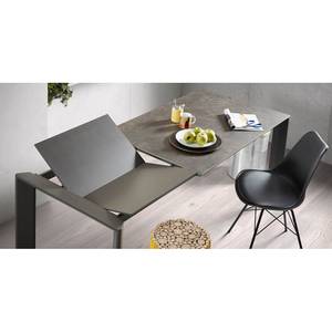 Table Retie I (Extensible) - Gris foncé - Largeur : 160 cm - Anthracite