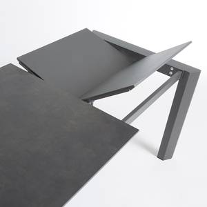 Table Retie I (Extensible) - Gris foncé - Largeur : 160 cm - Anthracite