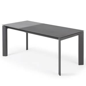 Tavolo da pranzo Retie I (allungabile) - Grigio scuro - Larghezza: 120 cm - Color antracite