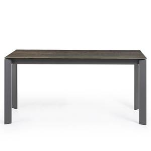 Table Retie III (Extensible) - Marron vieilli - Largeur : 160 cm - Anthracite