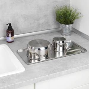 Scolapiatti Exclusiv Duo Acciaio inox - Color argento