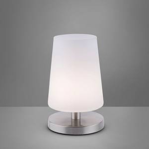 LED-tafellamp Sonja melkglas/ijzer - 1 lichtbron - Zilver