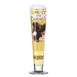 Verre à bière Heldenfest Freiheit Verre cristallin - Transparent / Platine - Contenance : 0,39 L