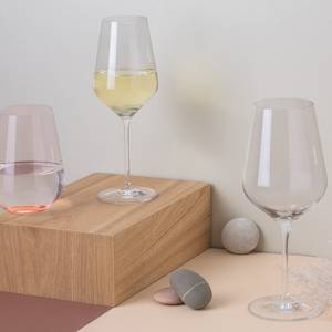 Rode wijnglas Fjordlicht (set van 2) kristalglas - transparant/platina - inhoud: 0.58 L - Grijs