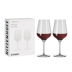 Bicchiere da vino rosso Fjordlicht (2) Cristallo - Capacità: 0.57 L - Grigio