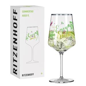 Verre apéritif Sommertau III Verre cristallin - Transparent / Vert - Contenance : 0,54 L