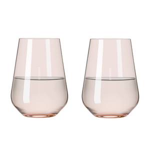 Verres Fjordlicht (lot de 2) Verre cristallin - Orange