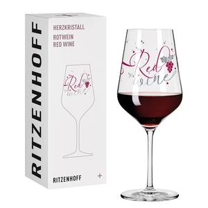 Rode wijnglas Herzkristall VI kristalglas - transparant - inhoud: 0.57 L