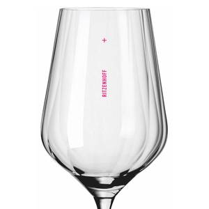 Bicchiere da vino rosso Sternschliff (2) Cristallo - Trasparente / Platino - Capacità: 0.05 l