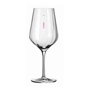 Verres à vin Étoile (lot de 2) Verre cristallin - Transparent / Platine - Contenance : 0,57 L