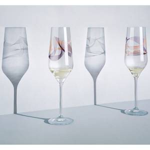 Flûtes à champagne Vent I (lot de 2) Verre cristallin - Transparent - Contenance : 0,25 L