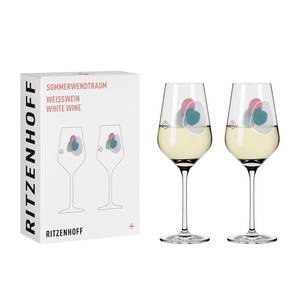 Verres à vin Rêve d’été I (lot de 2) Verre cristallin - Transparent - Contenance : 0,38 L