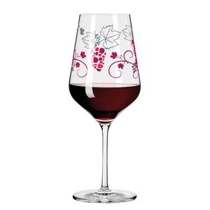 Bicchiere da vino rosso Herzkristall IV Cristallo - Trasparente / Platino - Capacità: 0.58 l