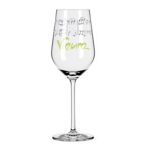 Witte wijnglas Herzkristall kristalglas - transparant/platina - inhoud: 0.36 L