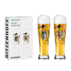 Verres à bière Brauchzeit II (lot de 2) Verre - Transparent - Contenance : 0,65 L