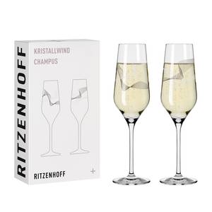 Bicchiere champagne Kristallwind II (2) Cristallo - Trasparente - Capacità: 0.25 L