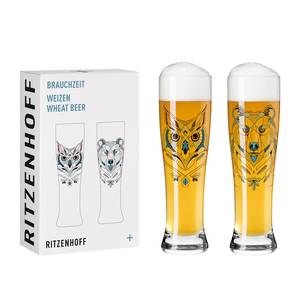 Verres à bière Brauchzeit I (lot de 2) Verre - Transparent - Contenance : 0,65 L