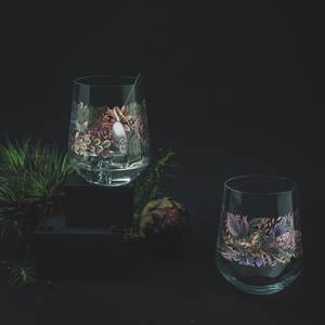 Ginglas Schattenfauna III (2er-Set) Kristallglas - Mehrfarbig - Fassungsvermögen: 0.71 L