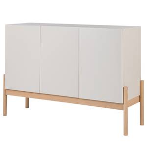 Highboard Cooby wit/eikenhout