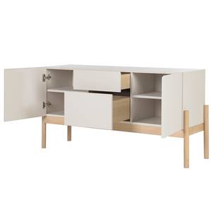 Dressoir Cooby I wit/eikenhout