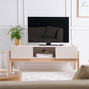 Meuble TV Cooby I Blanc / Chêne