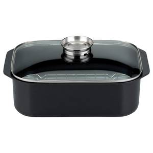 Cocotte carrée Induction Noir - Fonte d’aluminium - 8 L